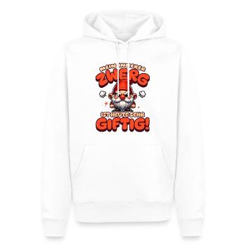 Mein Innerer Zwerg Ist Heute Sehr Giftig Spruch - Männer Premium Bio Hoodie - Weiß - Vorne - Nico (187cm)