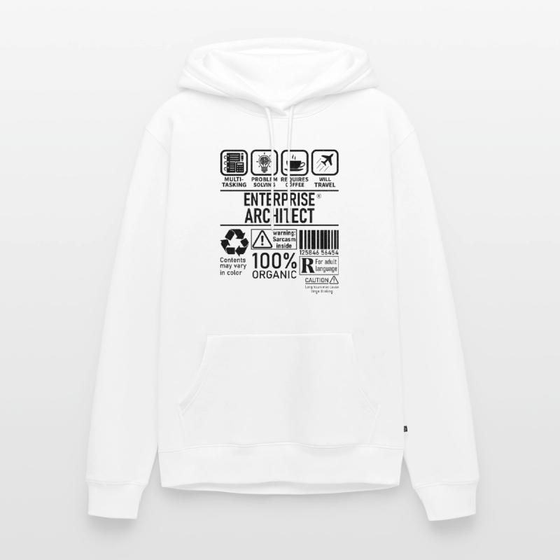 Enterprise Architect multi tasking problem solving Sweat à capuche Premium bio Homme