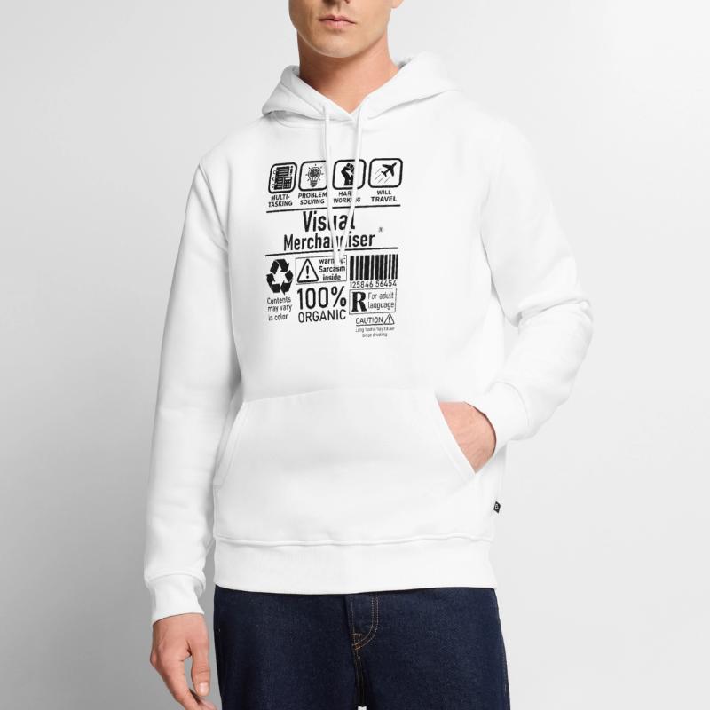 Visual Merchandiser multi tasking problem solving Männer Premium Bio Hoodie