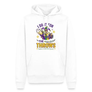 Mardi Gras Jester Beads - Männer Premium Bio Hoodie - Weiß - Vorne - Nico (187cm)