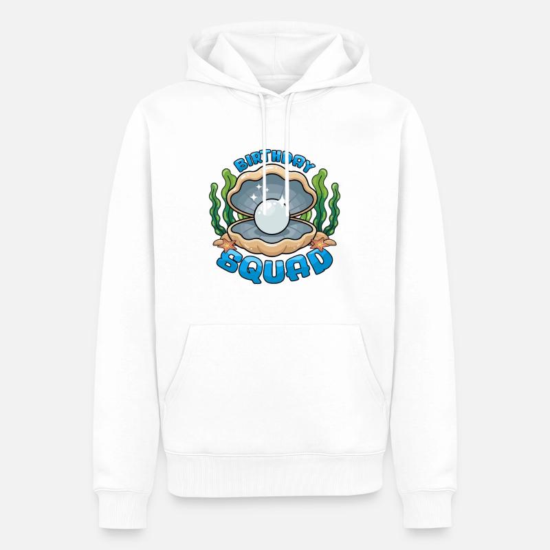 Birthday Squad Beach Summer Cruise Shell - Männer Premium Bio Hoodie - Weiß