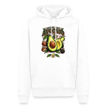Avocado Anatomie Food Shirt - Männer Premium Bio Hoodie - Weiß - Vorne - Nico (187cm)