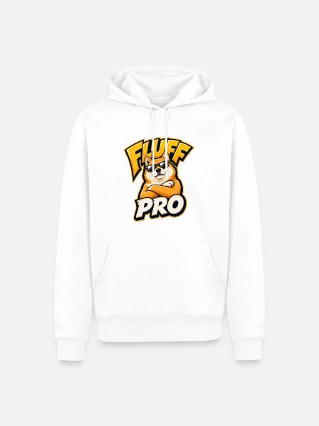 Shiba - Männer Premium Bio Hoodie - Weiß