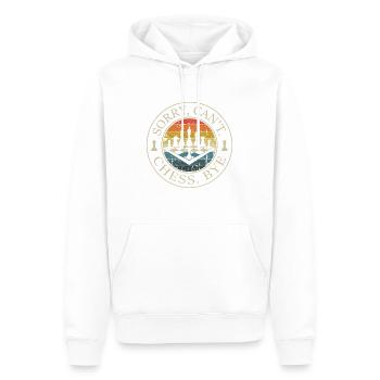 Sorry Kann Nicht Schach Tschüss Für Schachspieler - Männer Premium Bio Hoodie - Weiß - Vorne - Nico (187cm)