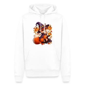 Kleiner Magischer Fuchs zu Halloween - Männer Premium Bio Hoodie - Weiß - Vorne - Nico (187cm)