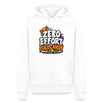 Zero Effort Full Candy Mode - Männer Premium Bio Hoodie - Weiß - Vorne - Nico (187cm)