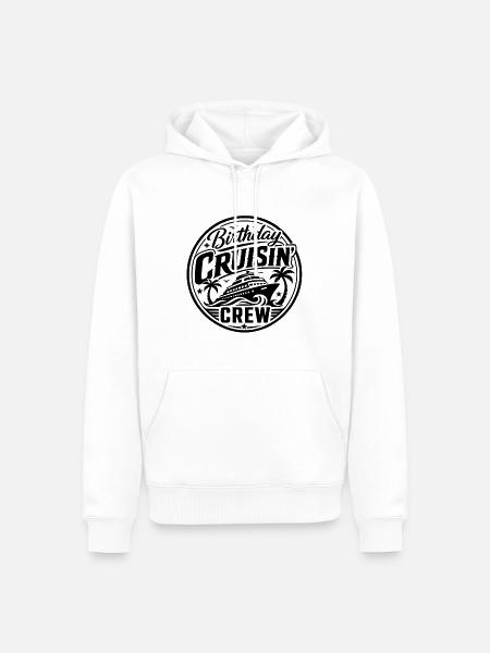 Birthday Cruisin Crew - Männer Premium Bio Hoodie - Weiß