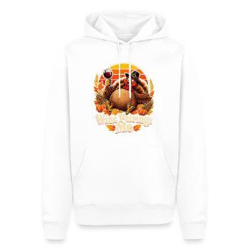 Thanksgiving Truthahn Weinpaarung - Männer Premium Bio Hoodie - Weiß - Vorne - Nico (187cm)