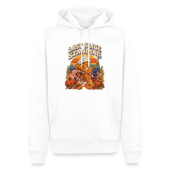 Thanksgiving Kürbiskuchen Last Slice Standing - Männer Premium Bio Hoodie - Weiß - Vorne - Nico (187cm)