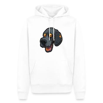 Zombie Dogs Halloween Costume Funny Zombie - Men’s Premium Organic Hoodie - white - Front - Nico (187cm)