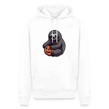 Halloween Sloth Costume Sweet Halloween Party - Sweat à capuche Premium bio Homme - blanc - Devant - Nico (187cm)