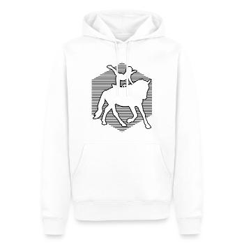Akrobatik auf dem Pferderücken Reitkunst - Männer Premium Bio Hoodie - Weiß - Vorne - Nico (187cm)