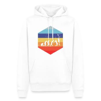 Paddle Paddeltennis Paddle Court Damen Paddle Tenn - Männer Premium Bio Hoodie - Weiß - Vorne - Nico (187cm)