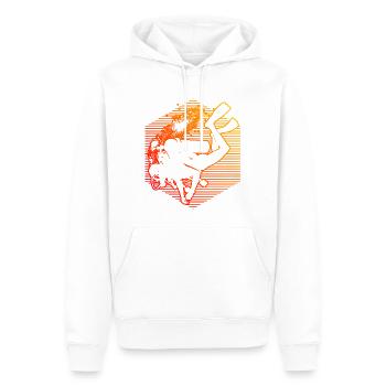 Plongée sous-marine Diver Diver Diver Hommes - Sweat à capuche Premium bio Homme - blanc - Devant - Nico (187cm)