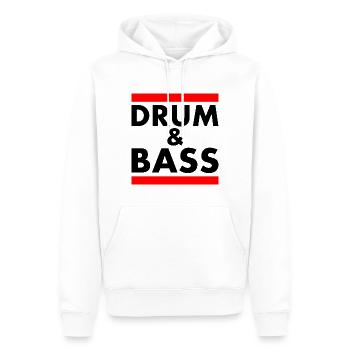 Drum and bass - Männer Premium Bio Hoodie - Weiß - Vorne - Nico (187cm)