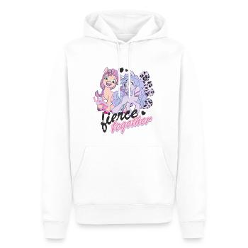 My Little Pony Fierce Together - Männer Premium Bio Hoodie - Weiß - Vorne - Nico (187cm)