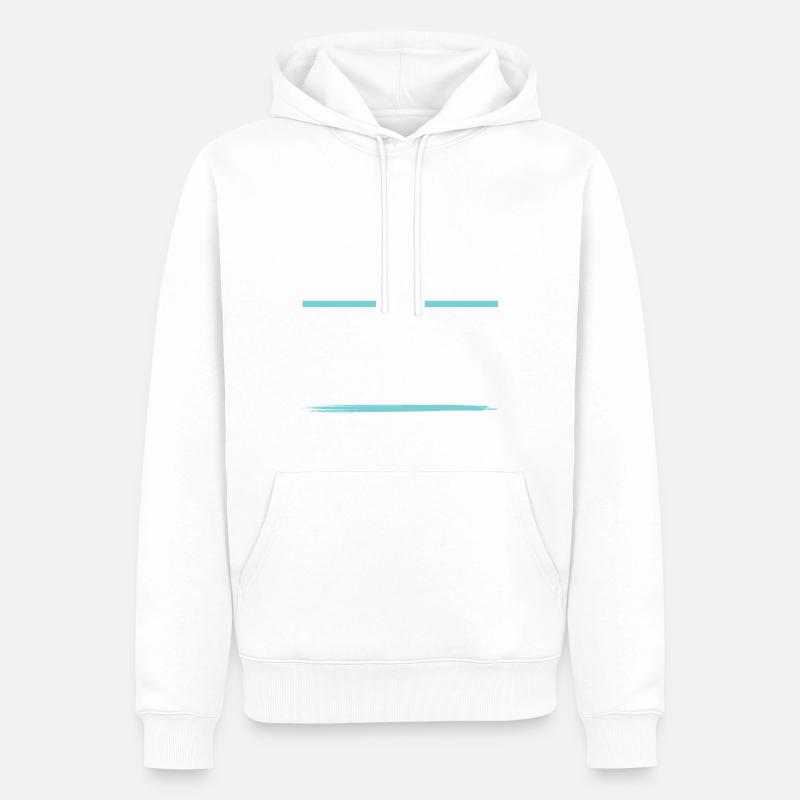 Équipe de réglage - Sweat à capuche Premium bio Homme - blanc