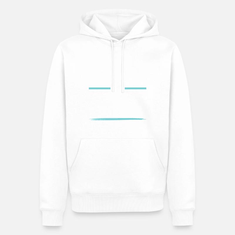 Équipage du palefrenier - Sweat à capuche Premium bio Homme - blanc
