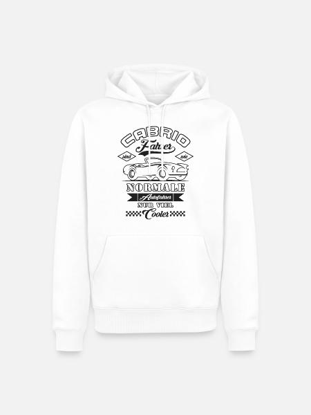 Cabrio Fahrer sind wie normale Autofahrer - Männer Premium Bio Hoodie - Weiß