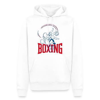 Asterix & Obelix Asterix Boxing Design - Men’s Premium Organic Hoodie - white - Front - Nico (187cm)