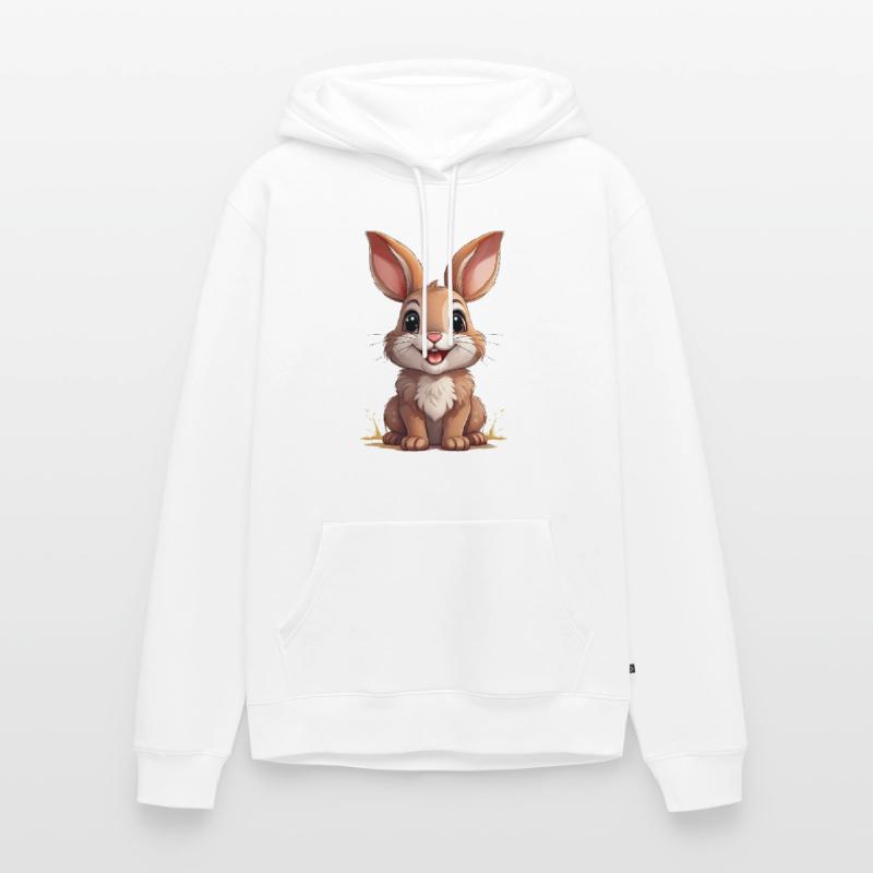 Rabbit or Easter Bunny Men’s Premium Organic Hoodie