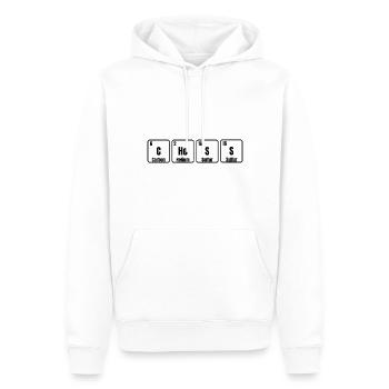 Chess Periodic Table Chess Chemist - Men’s Premium Organic Hoodie - white - Front - Nico (187cm)
