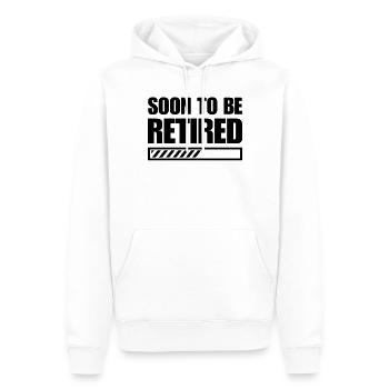 Conception amusante de retraite sur le point de prendre sa retraite - Sweat à capuche Premium bio Homme - blanc - Devant - Nico (187cm)