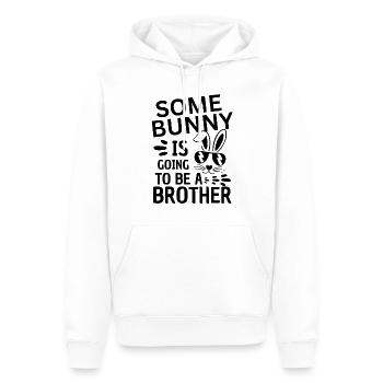 Lustiges Ostern Baby Geschwister Design - Männer Premium Bio Hoodie - Weiß - Vorne - Nico (187cm)