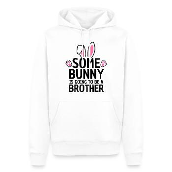 Lustiges Ostern Geschwister Design - Männer Premium Bio Hoodie - Weiß - Vorne - Nico (187cm)