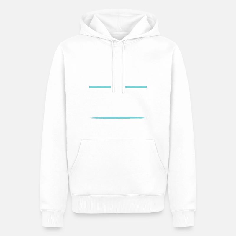 Équipe de bowling - Sweat à capuche Premium bio Homme - blanc