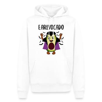 Avocat Vampire Drôle de Légume Fruit Cadeau - Sweat à capuche Premium bio Homme - blanc - Devant - Nico (187cm)