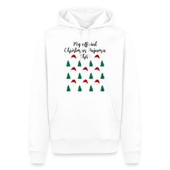 Waldweihnacht mit Mützen Offizielles Schlafshirt - Männer Premium Bio Hoodie - Weiß - Vorne - Nico (187cm)