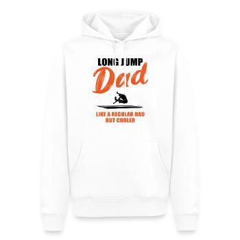 Coolster Weitsprung Papa Ever Geschenk - Männer Premium Bio Hoodie - Weiß - Vorne - Nico (187cm)