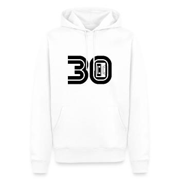 30 Musik Fan Retro Kassette Musik - Männer Premium Bio Hoodie - Weiß - Vorne - Nico (187cm)