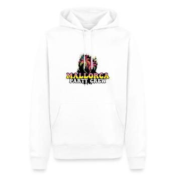 Mallorca Party Crew Urlaub - Männer Premium Bio Hoodie - Weiß - Vorne - Nico (187cm)