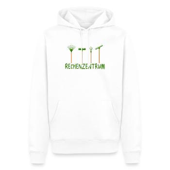Rechenzentrum Informatik Garten Rechen - Männer Premium Bio Hoodie - Weiß - Vorne - Nico (187cm)