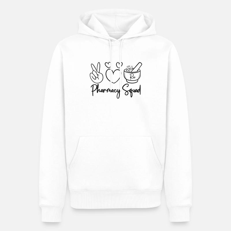 Pharmacy Technician Pharmacy Technician Gift - Men’s Premium Organic Hoodie - white
