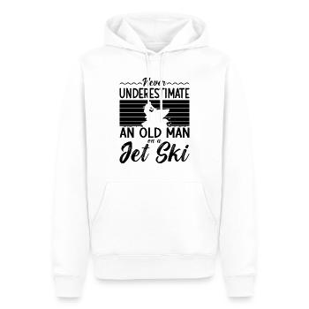 Jetski Urlaub Wassersport Meer Sommer Geschenkidee - Männer Premium Bio Hoodie - Weiß - Vorne - Nico (187cm)
