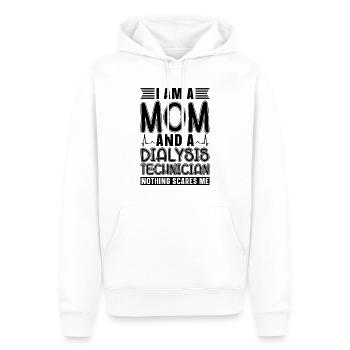 Dialysis Technician Dialysis Nephrology Gift Idea - Men’s Premium Organic Hoodie - white - Front - Nico (187cm)