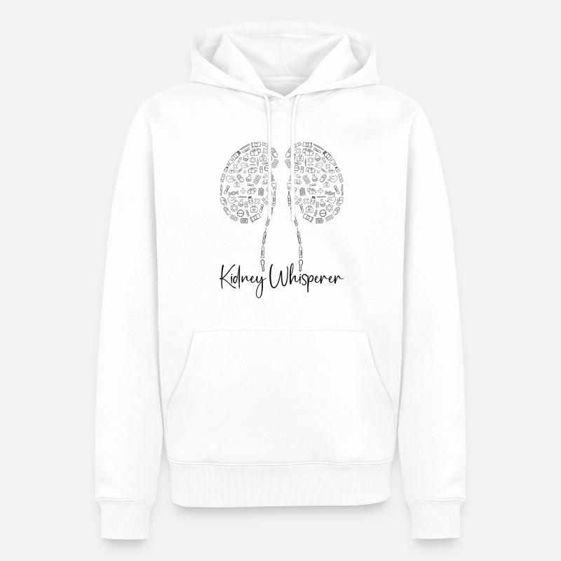 Dialysetechniker Nephrologie Dialyse Geschenkidee - Männer Premium Bio Hoodie - Weiß