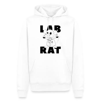Laboratory Technician Lab Rat Science Gift Idea - Men’s Premium Organic Hoodie - white - Front - Nico (187cm)
