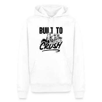 Bulldozer Excavatrice Construction Bulldozer Idée cadeau - Sweat à capuche Premium bio Homme - blanc - Devant - Nico (187cm)