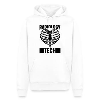 Radiology Rad Techs X-ray Technician Gift Idea - Men’s Premium Organic Hoodie - white - Front - Nico (187cm)