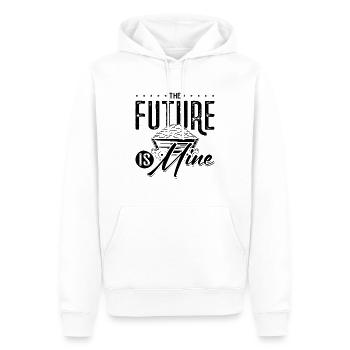 The Future Is Mine Mining Trucker Coal Mine - Men’s Premium Organic Hoodie - white - Front - Nico (187cm)