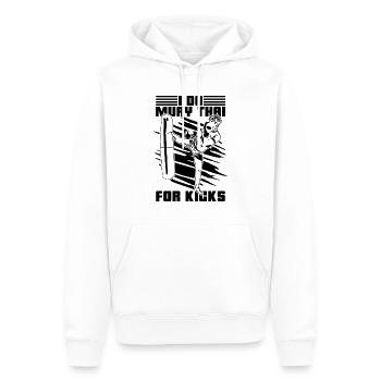 Muay Thai Fighter I Do Muay Thai For Kicks Fight - Männer Premium Bio Hoodie - Weiß - Vorne - Nico (187cm)