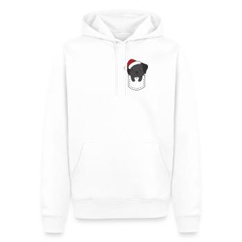 Joyeux Noël Sweet Labrador Breast Bag - Sweat à capuche Premium bio Homme - blanc - Devant - Nico (187cm)