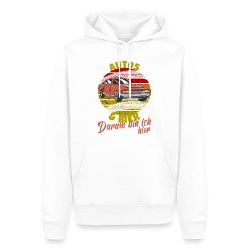 Bier Kfz Mechatroniker Schrauber Tuning Mechaniker - Männer Premium Bio Hoodie - Weiß - Vorne - Nico (187cm)