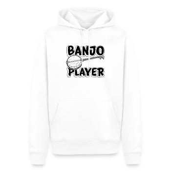 Banjo Player Country Music Acoustic Instrument - Männer Premium Bio Hoodie - Weiß - Vorne - Nico (187cm)