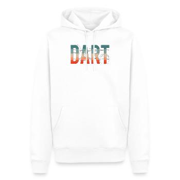 Dart Dartspieler Darten Dartpfeile Darts Vintage - Männer Premium Bio Hoodie - Weiß - Vorne - Nico (187cm)