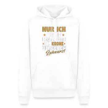 Zahnarzt Zahnmediziner Zähne Zahnmedizin Zahn - Männer Premium Bio Hoodie - Weiß - Vorne - Nico (187cm)